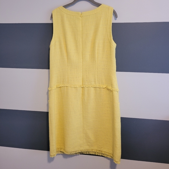 NWT Calvin Klein Fringe Drop Waist Dress Size 14 - Picture 9 of 12